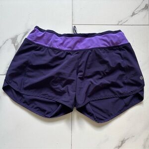 Lululemon Turbo Run Shorts Dense Purple